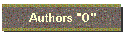 Authors "O"