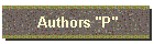 Authors "P"